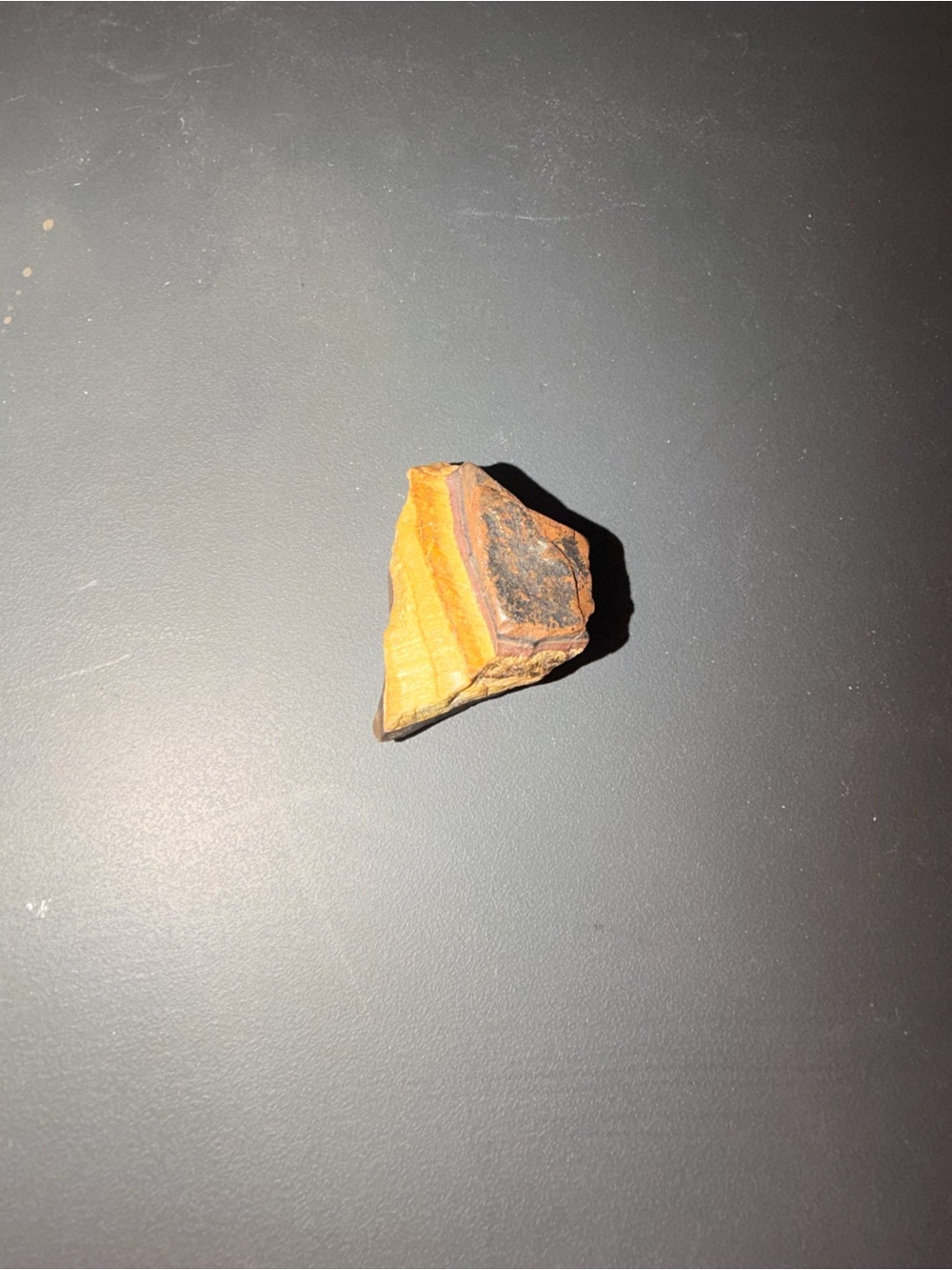 Natural Tiger Eye Decorative Stone - Yellow and Brown